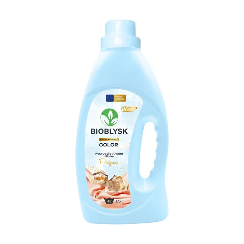 Гель для прання BioBlysk Color Ayurvedic Amber Niche Perfume 42 цикли прання, 1.5 л